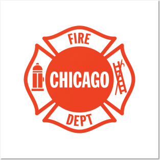 Chicago Fire Dept Posters and Art